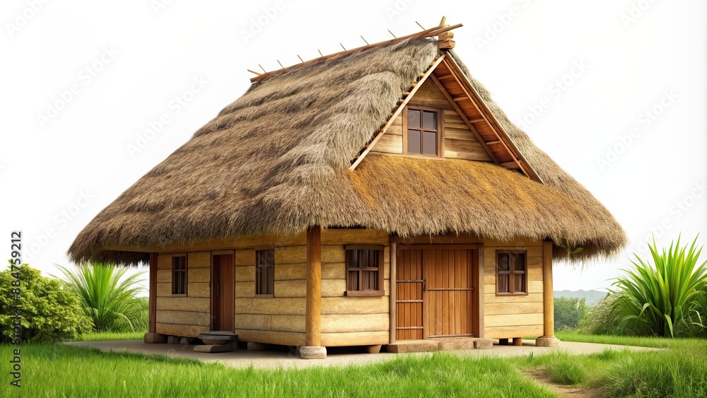 Traditional thatched hut house isolated on background, thatched hut, traditional, house, isolated,background, architecture Traditional thatched hut house isolated on background, thatched hut, traditional, house, isolated,background, architecture