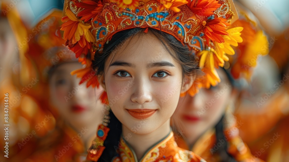 Vibrant scenes of Vietnamese culture, filled with rich traditions and colorful celebrations Vibrant scenes of Vietnamese culture, filled with rich traditions and colorful celebrations