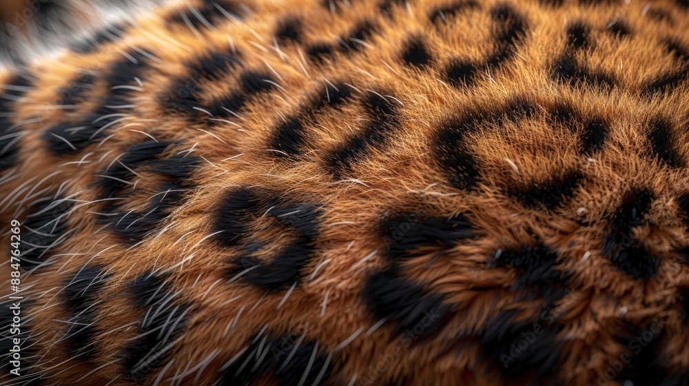 Real leopard skin fur pattern, showcasing the wild and exotic beauty of the animal Real leopard skin fur pattern, showcasing the wild and exotic beauty of the animal