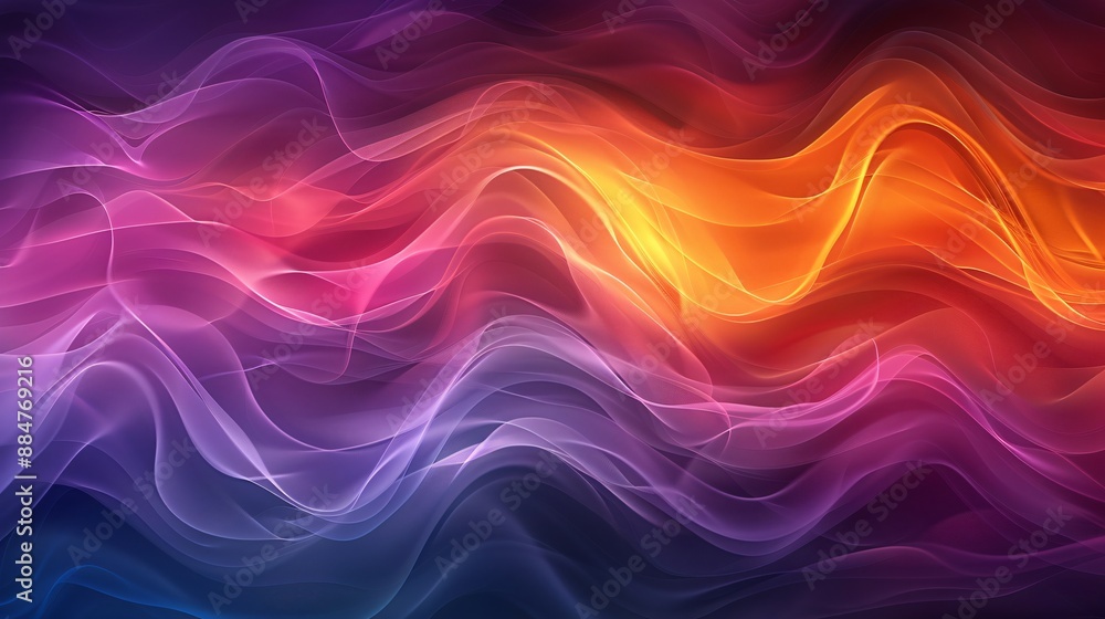 Abstract Wavy Background with Vibrant Colors Abstract Wavy Background with Vibrant Colors