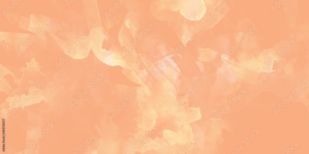 Fototapeta premium Luxury light red watercolor background with artistic grungy design, colorful bright gradient brown background abstract patchy grunge and seamless pattern with liquid fluid texture for background.