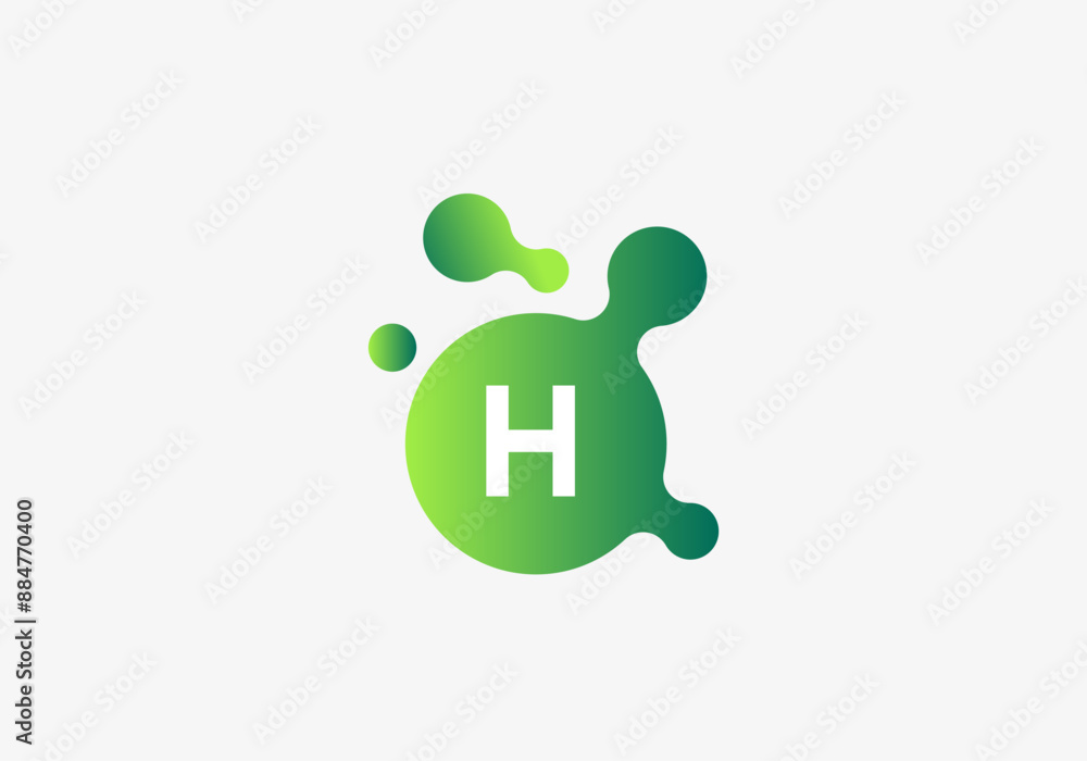 Logo Molecule particle Letter H, Science, Bio and Chemical logo identity. Editable file Logo Molecule particle Letter H, Science, Bio and Chemical logo identity. Editable file