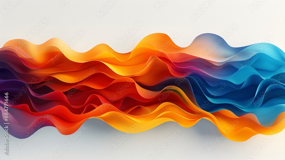 Abstract Wavy Colorful Pattern Abstract Wavy Colorful Pattern