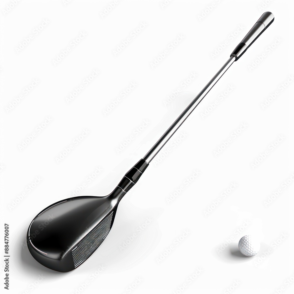 Golf Club and Ball Ready for Action Golf Club and Ball Ready for Action