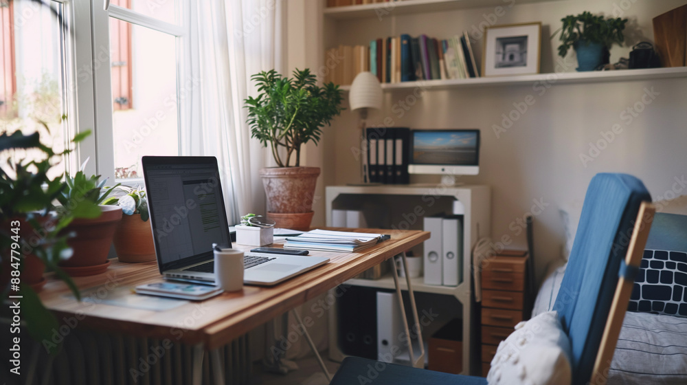 Remote Work and Home Office Promotion Images of modern home office setups, people working from home, and virtual meetings, highlighting the remote work trend Remote Work and Home Office Promotion Images of modern home office setups, people working from home, and virtual meetings, highlighting the remote work trend