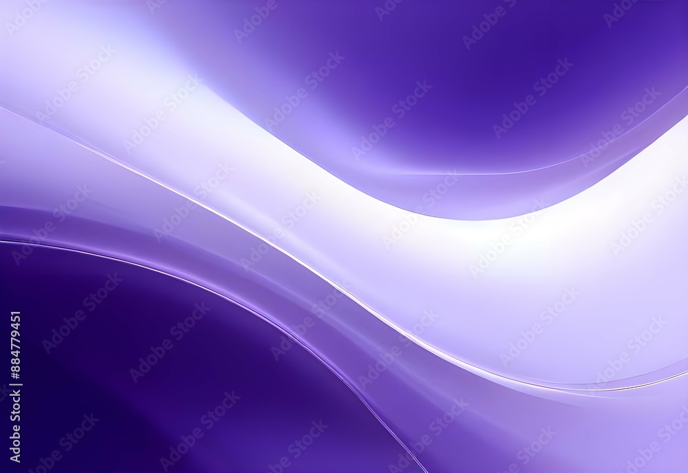 Digital Abstract White and purple Soft Waves Background. Generated with AI Digital Abstract White and purple Soft Waves Background. Generated with AI