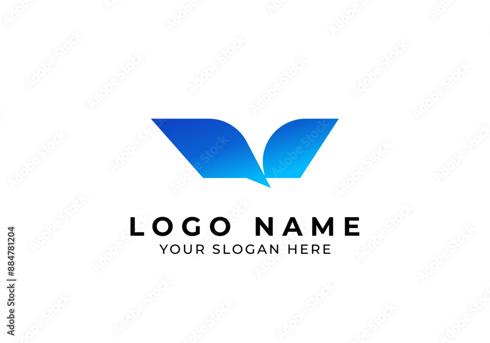 Logo abstract bird fly, Minimalist, simple and modern, Editable file Logo abstract bird fly, Minimalist, simple and modern, Editable file