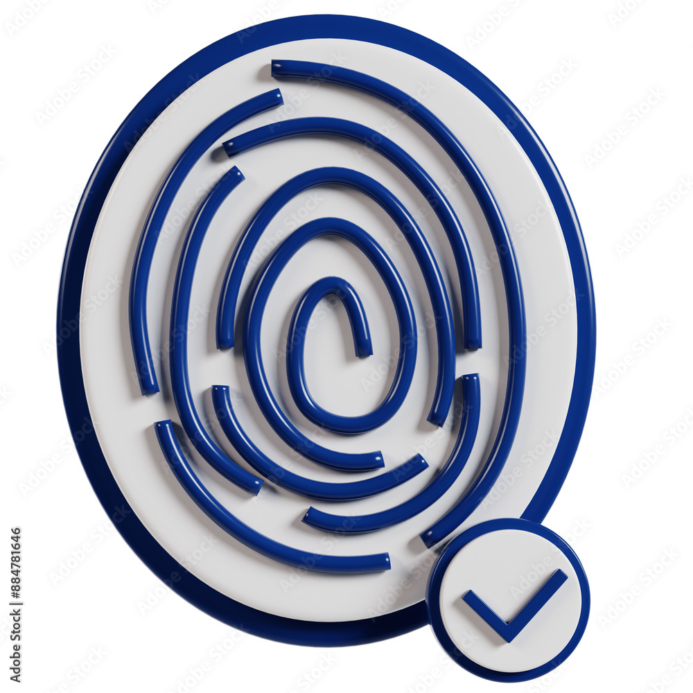 Biometric Authentication Future Symbol