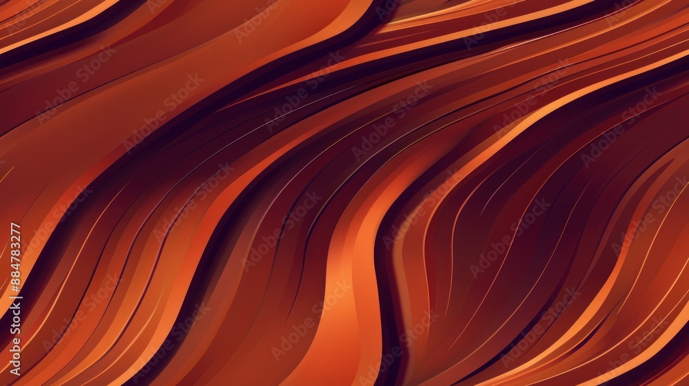 Abstract Wavy Background with Warm Color Palette Abstract Wavy Background with Warm Color Palette