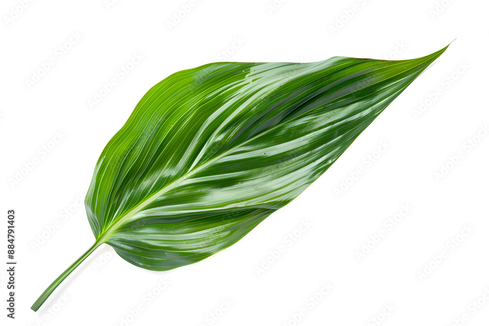 Cordyline Leaf, isolated on white background Cordyline Leaf, isolated on white background