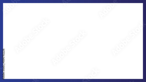 Blue and Dark Blue colors Frame 16:9 Ratio Size Transparent Rectangle Frame