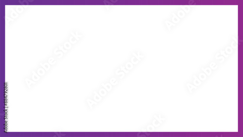 Purple and Dark Purple colors Frame 16:9 Ratio Size Transparent Rectangle Frame