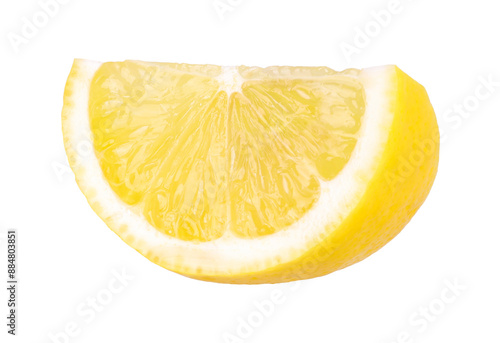 slice lemon fruit isolated, Fresh and Juicy Lemon, transparent PNG, PNG format, cut out