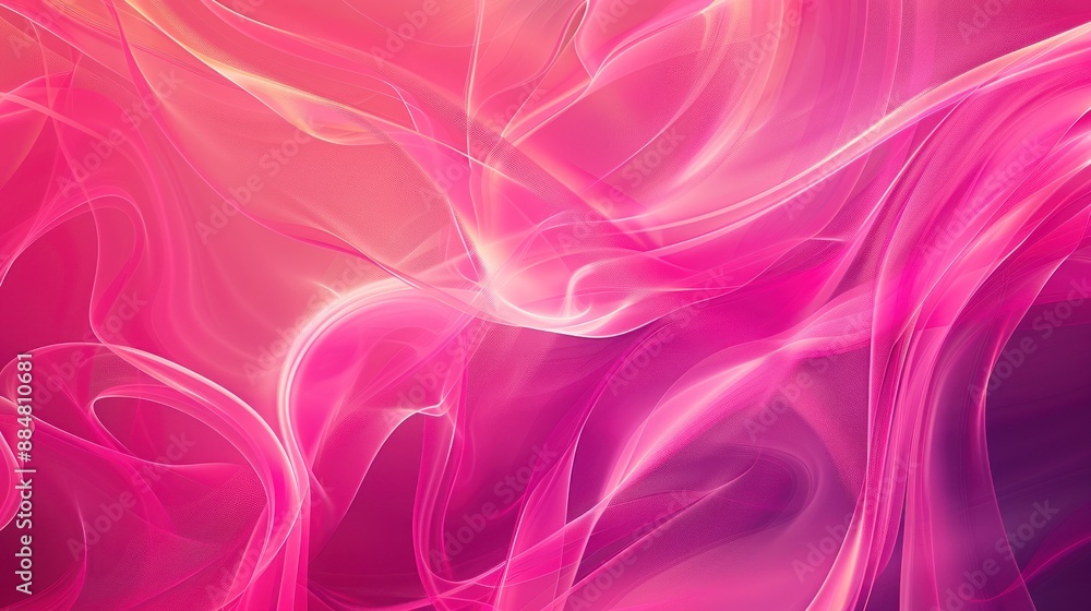 Obraz premium Abstract Pink and Purple Swirling Design