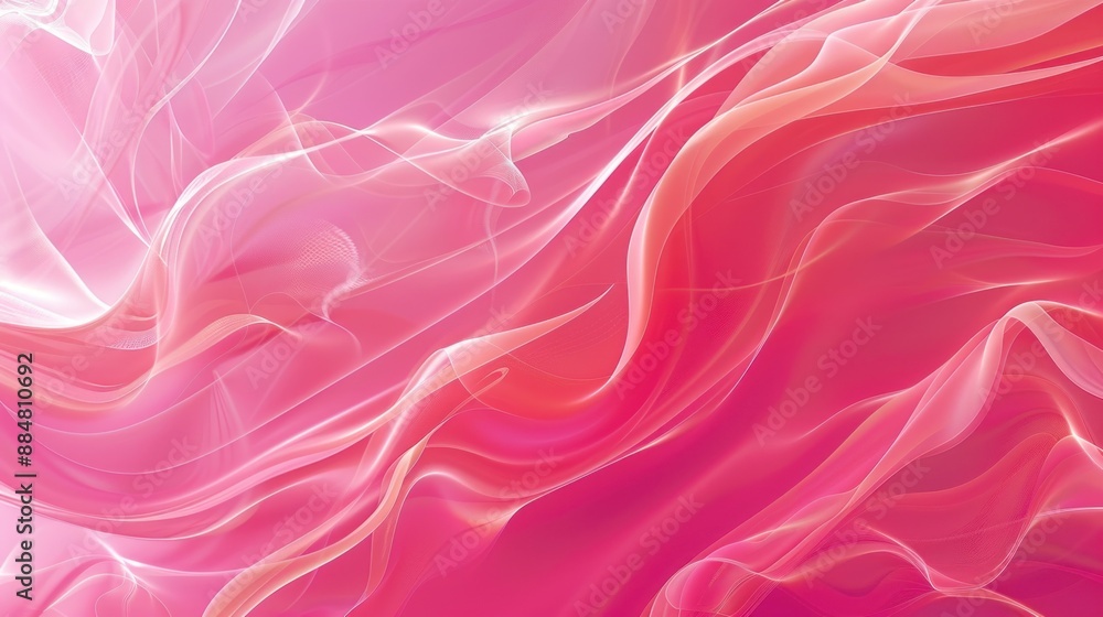 Obraz premium Abstract Pink and White Swirls