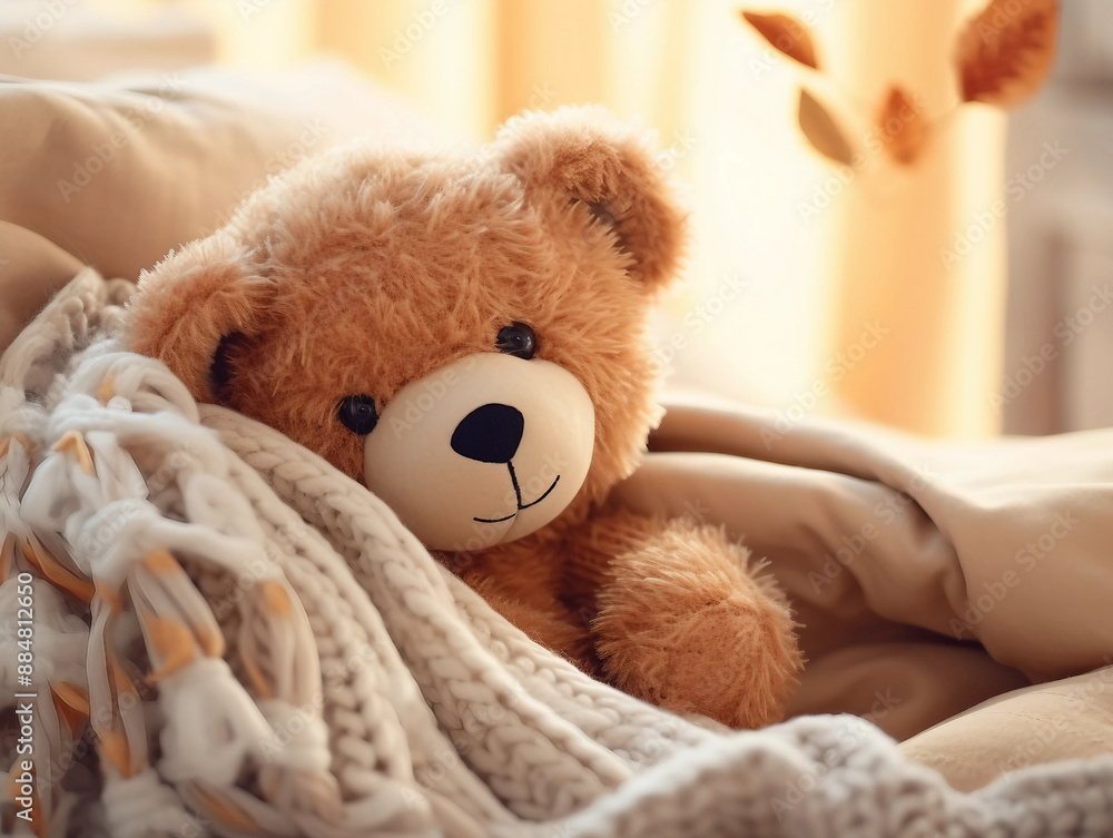 closeup Adorable brown teddy bear closeup Adorable brown teddy bear