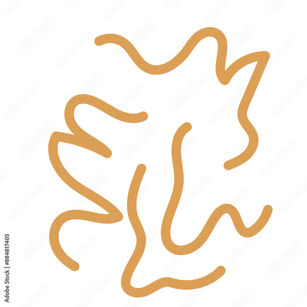 Brown neutral squiggly lines vectors Brown neutral squiggly lines vectors