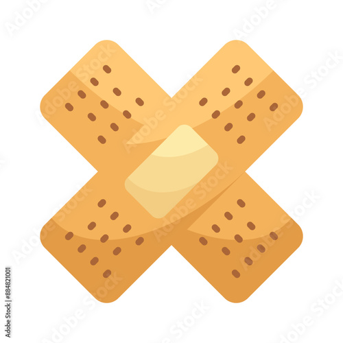 Icon of bandage in trendy style, ready for premium use