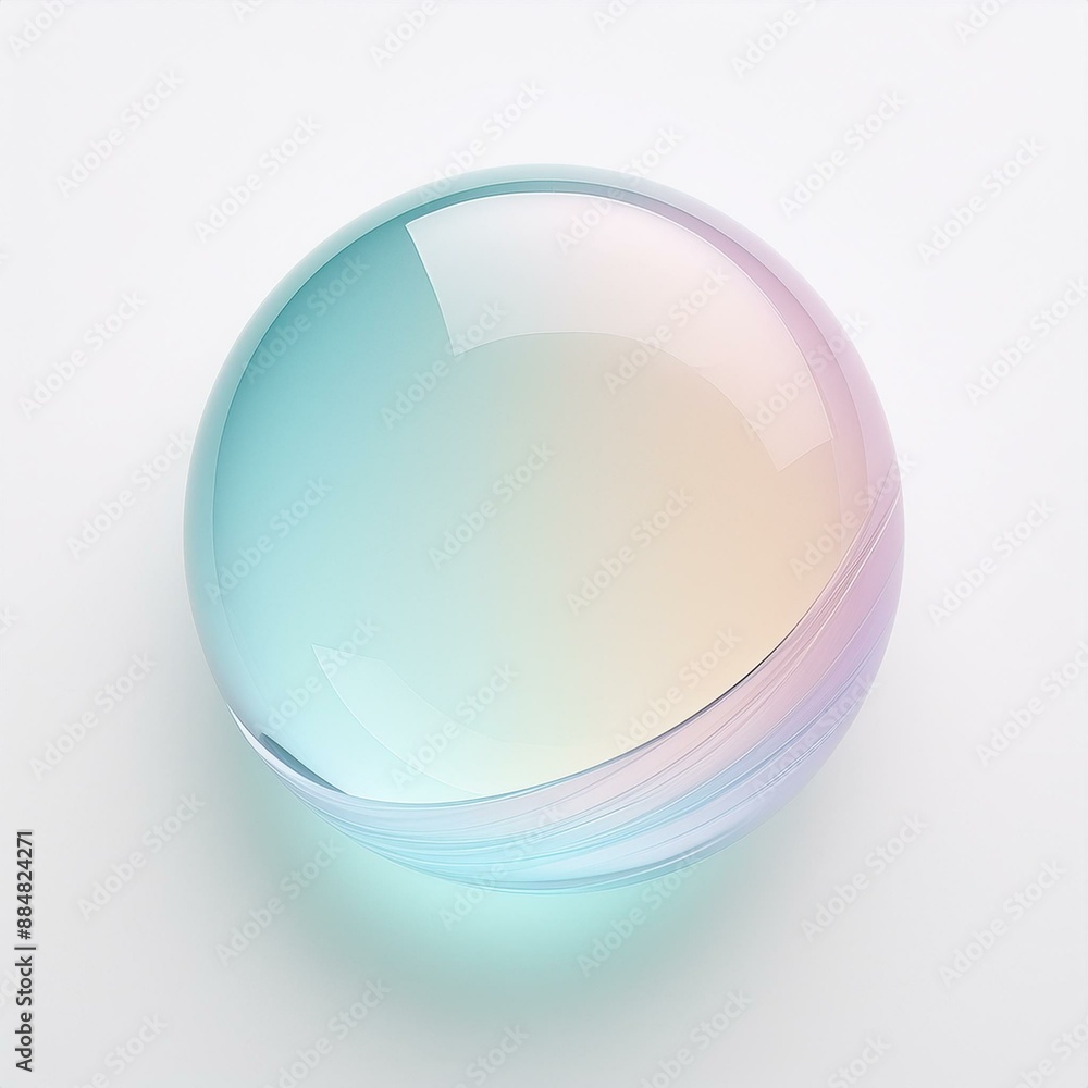 Obraz premium 透明の球体