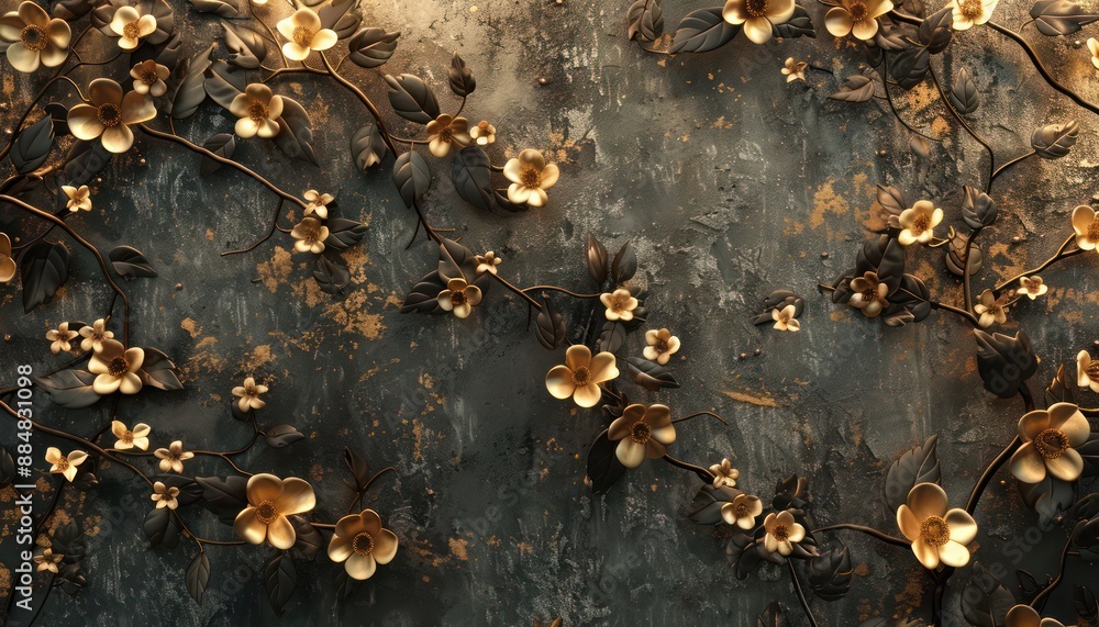 Obraz premium autumn leaves on the ground