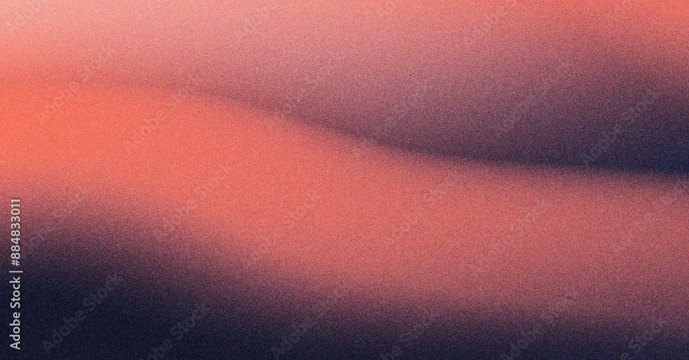Grainy gradient vibrant poster background, black brown noisy texture ...