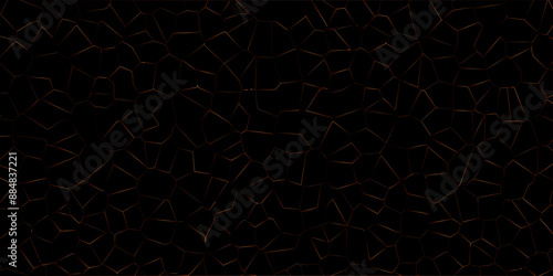 Abstract geometric mosaic broken tiles design stained seamless geometric retro pattern broken quartz crystalized polygonal diamond shape vintage vector background.