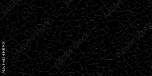 Abstract geometric mosaic broken tiles design stained seamless geometric retro pattern broken quartz crystalized polygonal diamond shape vintage vector background.