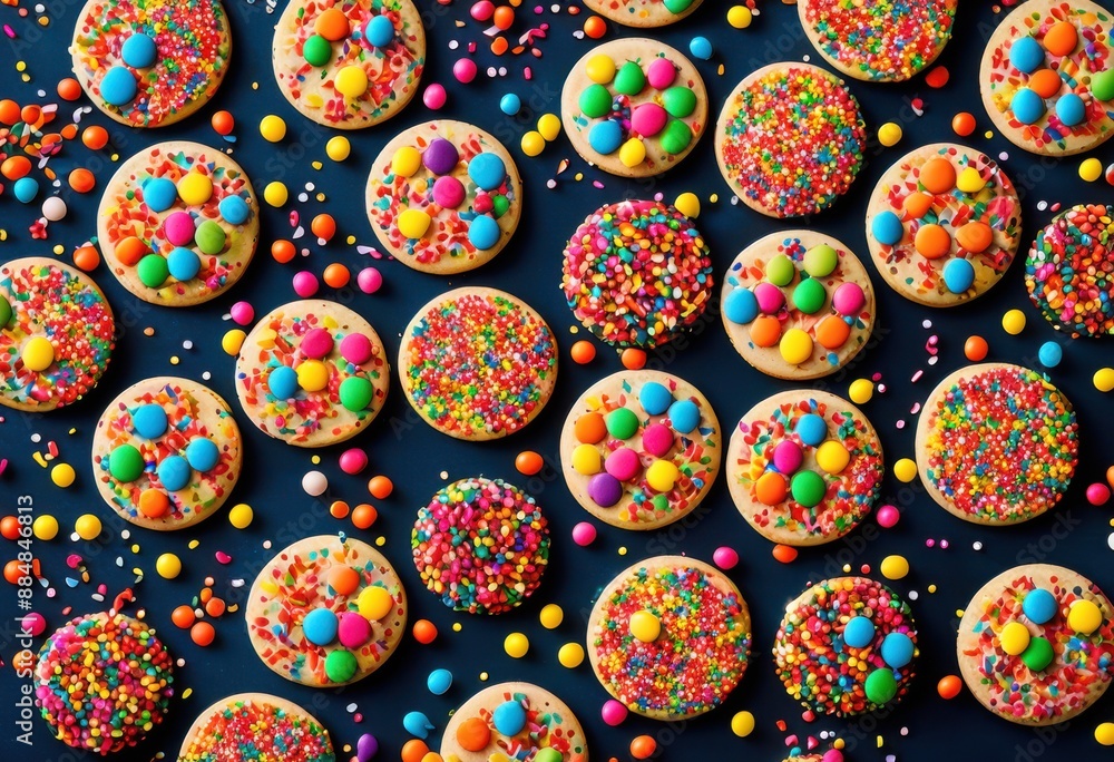 vibrant confetti sprinkle cookies bursting colorful sprinkles joyful decorations, rainbow, lgbtq, lgbt, pride, love, equality, bakery, dessert, sweet vibrant confetti sprinkle cookies bursting colorful sprinkles joyful decorations, rainbow, lgbtq, lgbt, pride, love, equality, bakery, dessert, sweet