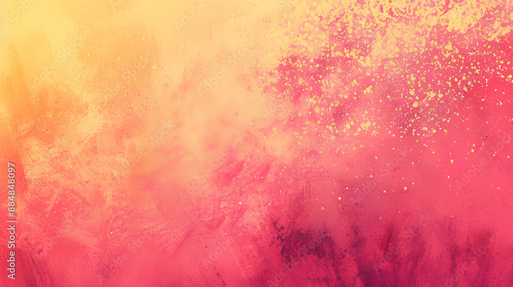 Grainy gradient background red pink yellow noise texture, abstract vibrant backdrop banner poster wallpaper header design Stock Illustration Grainy gradient background red pink yellow noise texture, abstract vibrant backdrop banner poster wallpaper header design Stock Illustration