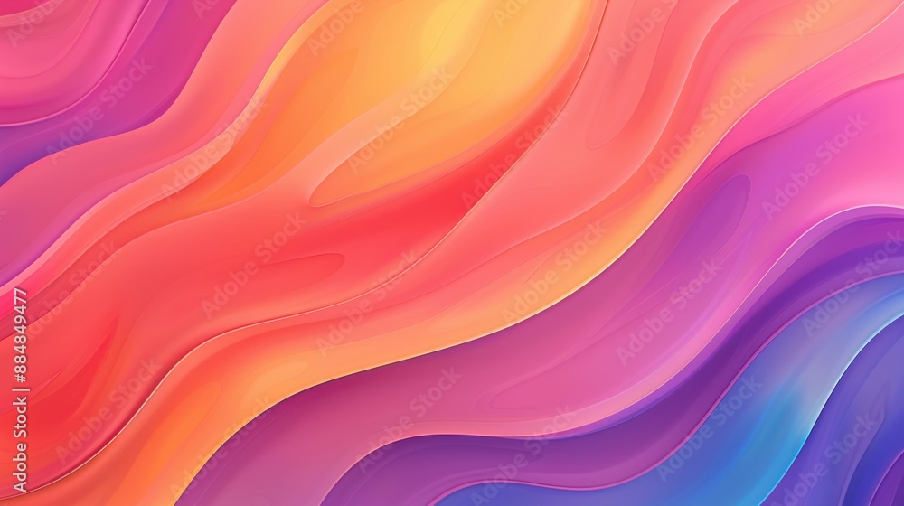 Obraz premium Vibrant abstract background blending DX and human creativity, diverse entities symbolized through colors and unified by AI.