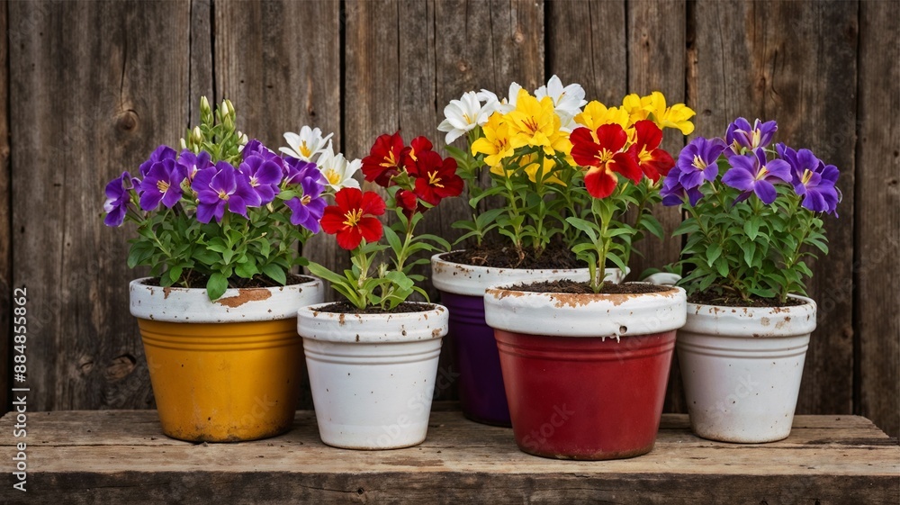 flowers in pots flowers in pots