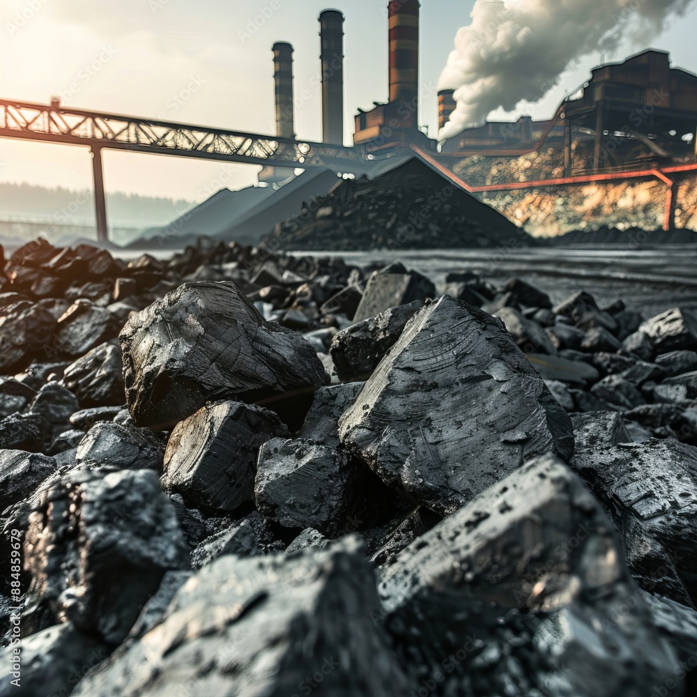 Workers extract coal in a coal mine. Generative AI Workers extract coal in a coal mine. Generative AI