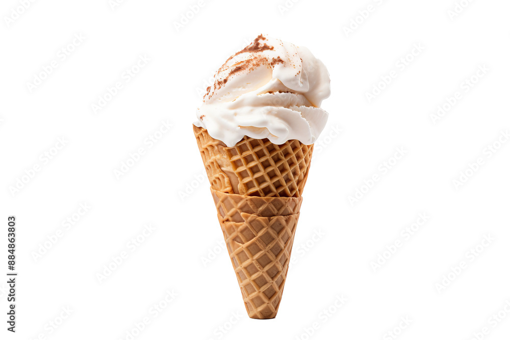 Ice cream cone PNG image with transparent background, ideal for summer dessert designs and creative food illustrations Ice cream cone PNG image with transparent background, ideal for summer dessert designs and creative food illustrations