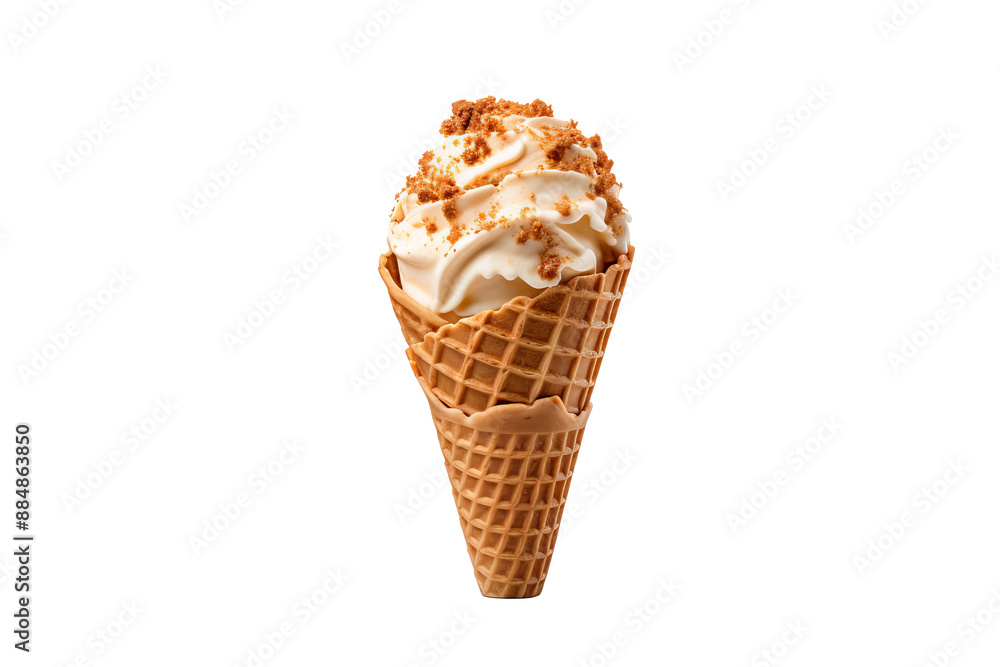Ice cream cone PNG image with transparent background, ideal for summer dessert designs and creative food illustrations Ice cream cone PNG image with transparent background, ideal for summer dessert designs and creative food illustrations
