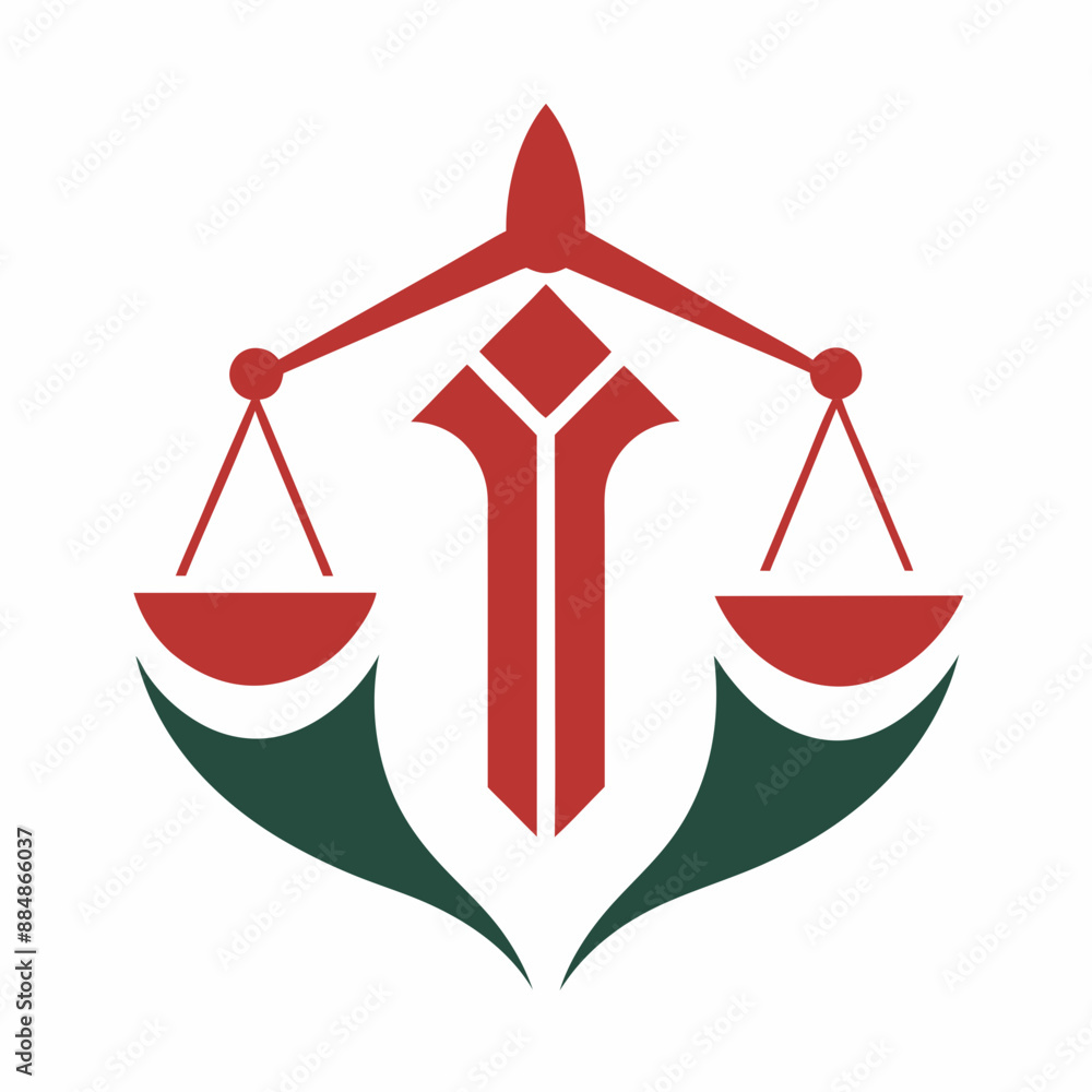Minimalist law firm logo icon vector illustration.
Minimalist law firm logo icon vector illustration.