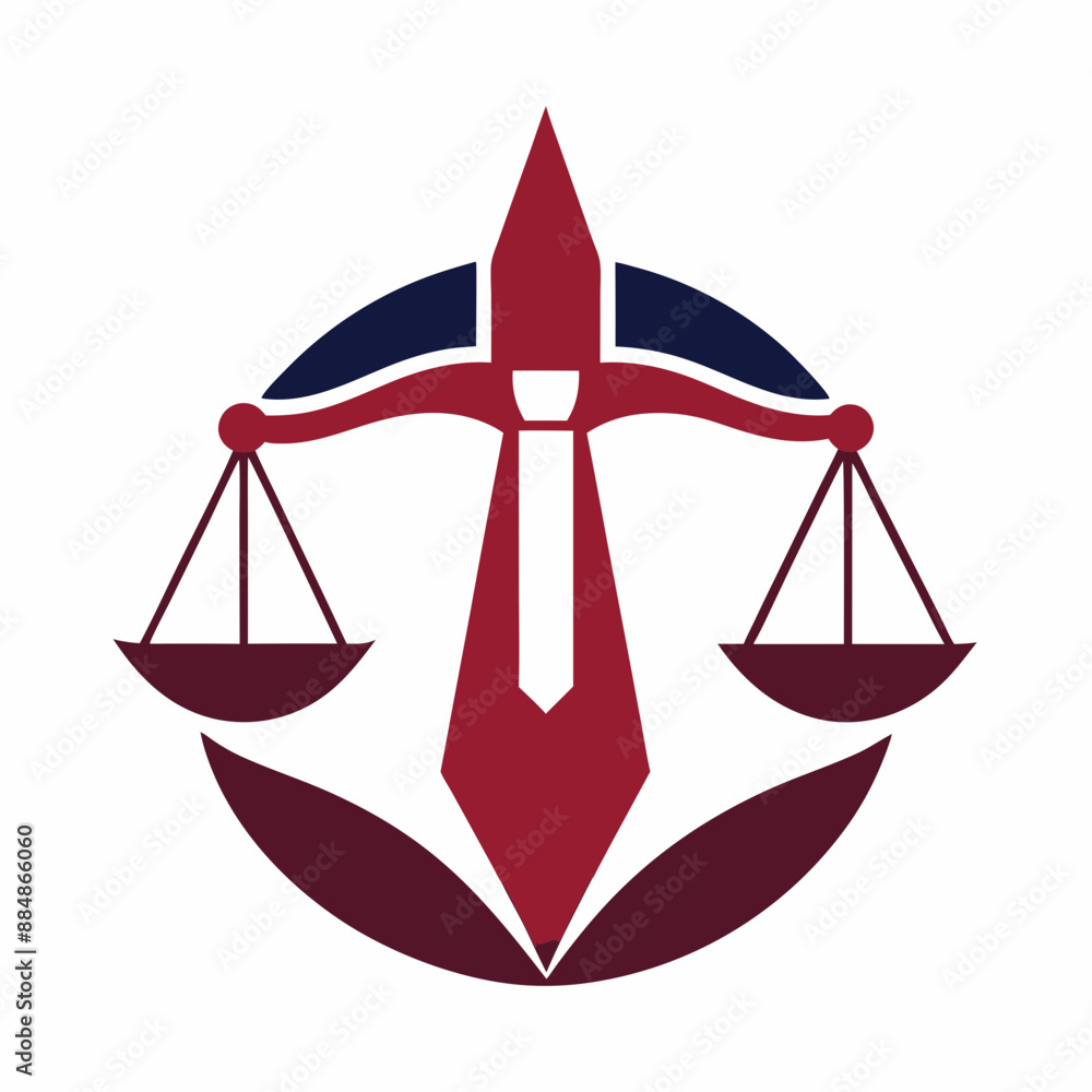 Minimalist law firm logo icon vector illustration.
Minimalist law firm logo icon vector illustration.