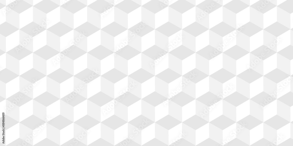 Vector of cube geometric pattern grid backdrop triangle background. Abstract cube geometric tile and mosaic wall or grid backdrop hexagon technology. white and gray geometric block cube structure. Vector of cube geometric pattern grid backdrop triangle background. Abstract cube geometric tile and mosaic wall or grid backdrop hexagon technology. white and gray geometric block cube structure.