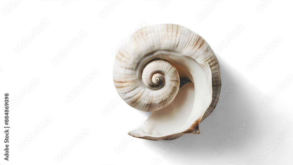 Single Seashell with Transparent Background. Single Seashell with Transparent Background.
