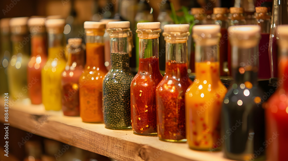 Culinary organization is an art expressed through the meticulous arrangement of condiments and spices. Culinary organization is an art expressed through the meticulous arrangement of condiments and spices.