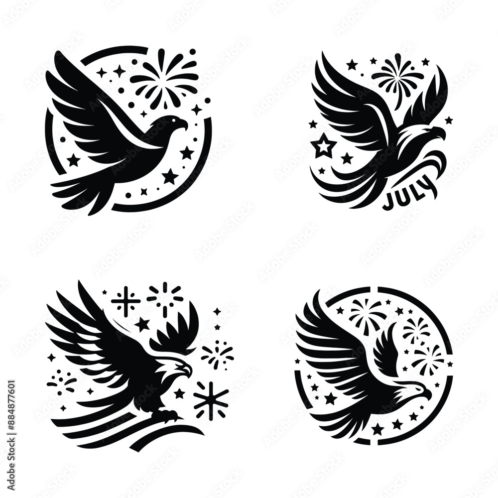 black and white wings set black and white wings set