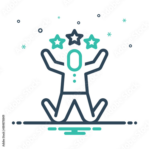 Mix icon for motivation