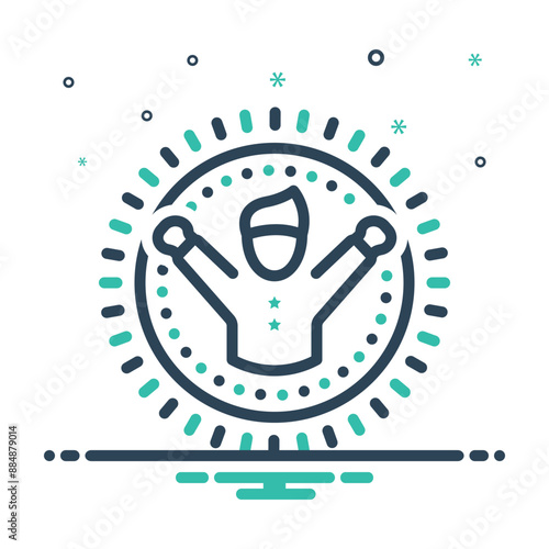 Mix icon for optimism