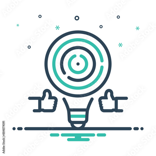 Mix icon for problem solving