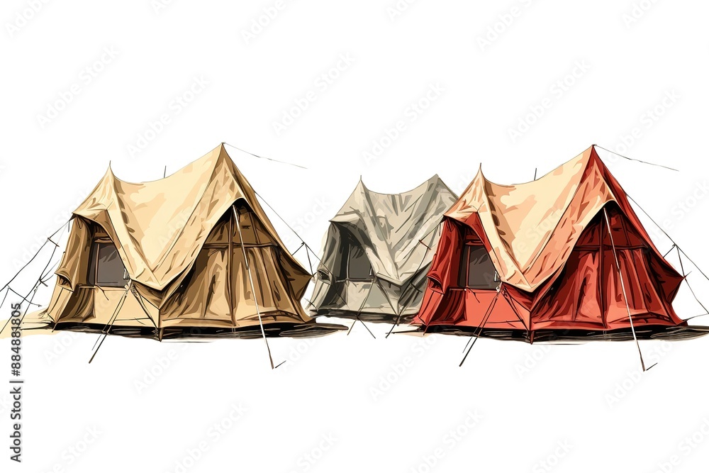 Tent isolated Tent isolated
