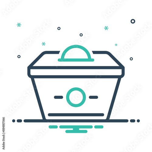 Mix icon for donation box