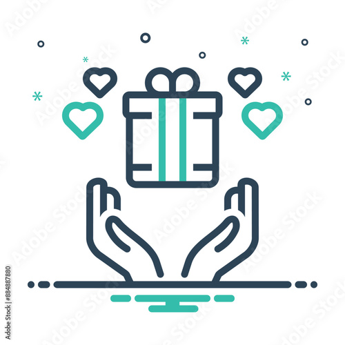 Mix icon for charity