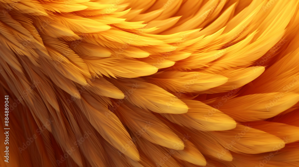 Golden Feathers Abstract Texture Golden Feathers Abstract Texture