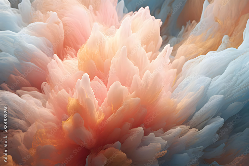 Abstract Pink & Blue Cloud Texture Abstract Pink & Blue Cloud Texture