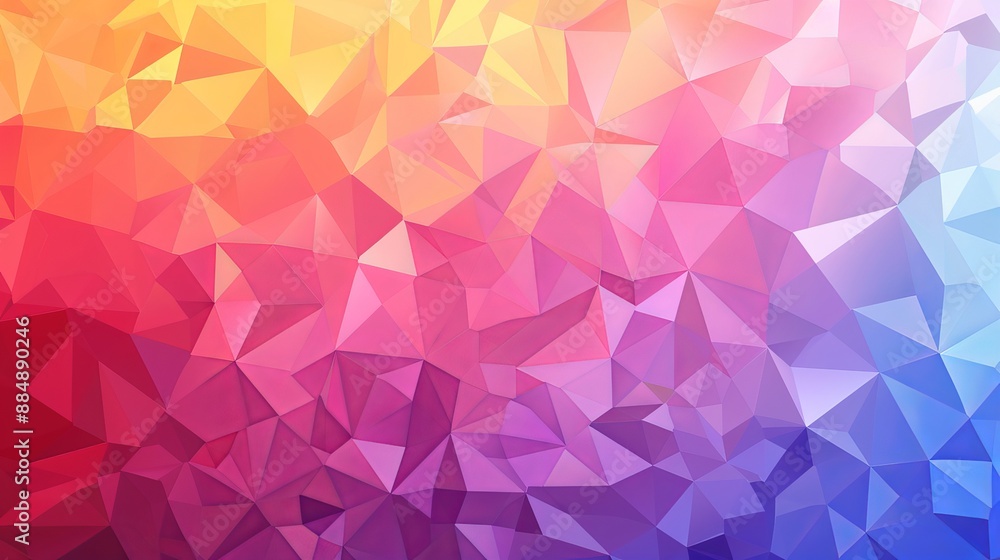 Abstract Colorful Triangle Pattern Abstract Colorful Triangle Pattern