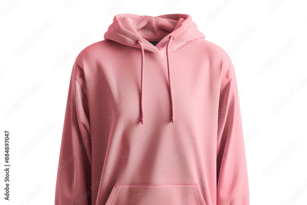 plain pink classic Hoodie , front view mockup ,isolate on transparent background plain pink classic Hoodie , front view mockup ,isolate on transparent background